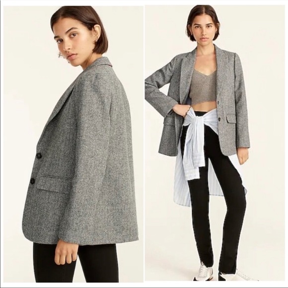 J. Crew Jackets & Blazers - J.Crew Sommerset Blazer graphite English wool herringbone Item K0030 Jacket Prer